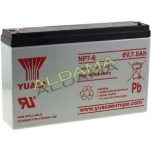 bateria 6v 7ah yuasa np7 6 siemens medical