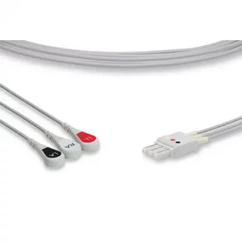 Cable ECG Philips M1673A | 3 Latiguillos de Botón